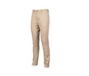 FRONT ROW FR621 - Pantalon stretch homme sans pince Stone