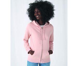 B&C BCW36B - Women's Organic Zipped Hoodie Royal