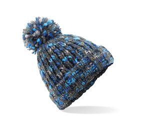 Beechfield BF487 - Twister beanie with pompom Glacier Twist