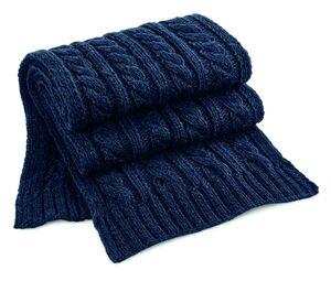 Beechfield BF499 - Cable pattern scarf Navy