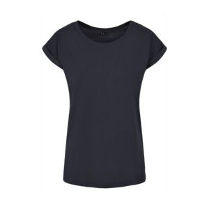 Build Your Brand BY021 - Ladies Extended Shoulder Tee