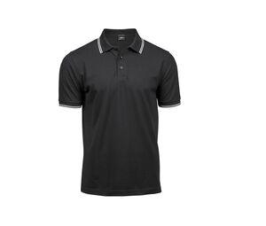 TEE JAYS TJ1407 - Polo homme col et manches contrastés Black / White