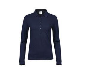 TEE JAYS TJ146 - Polo stretch manches longues femme Navy