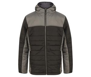 Finden & Hales LV660 - Puffer Jacket Black/ Gunmetal Grey