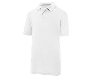 JUST COOL JC040J - Polo enfant respirant Arctic White