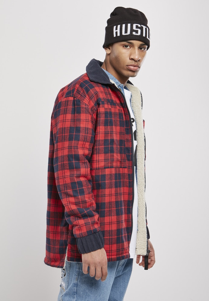 Southpole SP037C - Southpole Check Flannel Sherpa Jacket