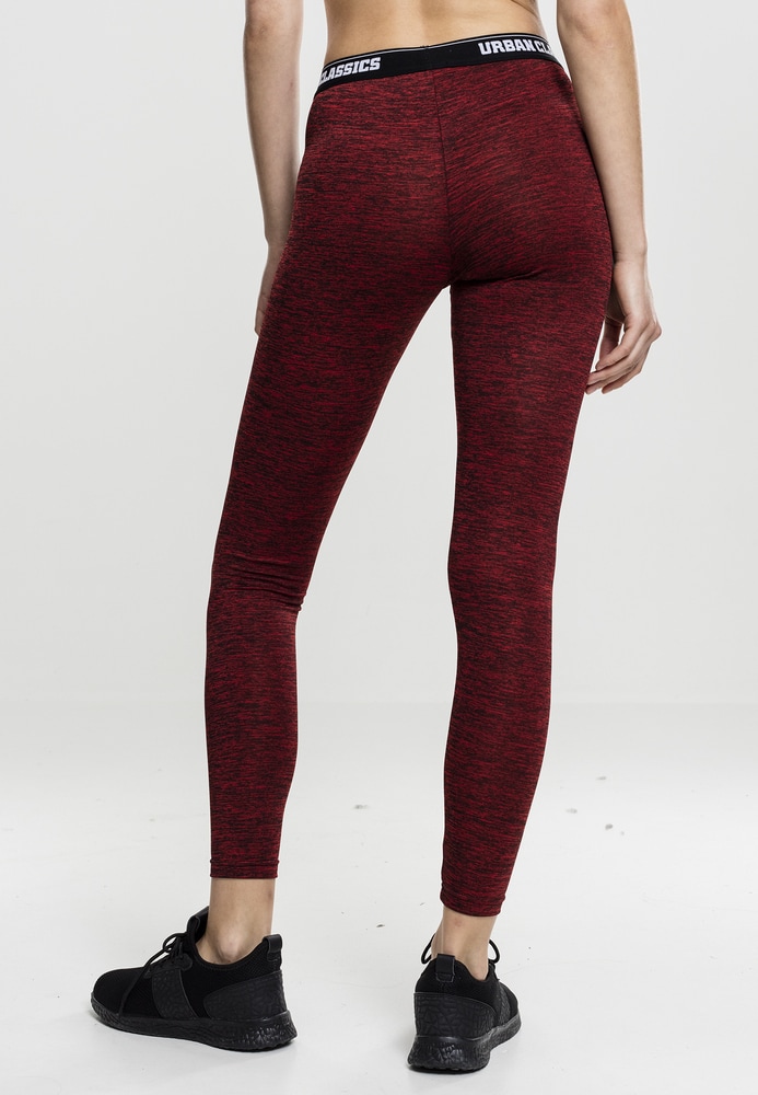 Urban Classics TB1658C - Ladies Active Melange Logo Leggings