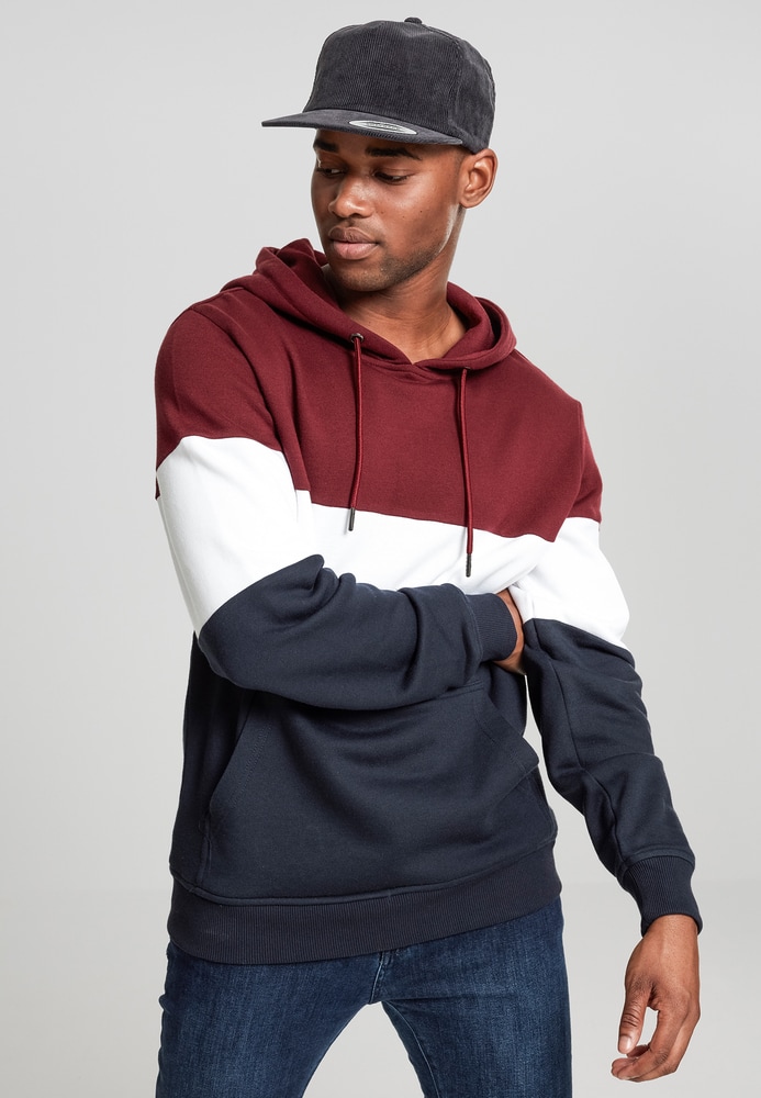 Urban Classics TB1870C - 3-Tone Hoody