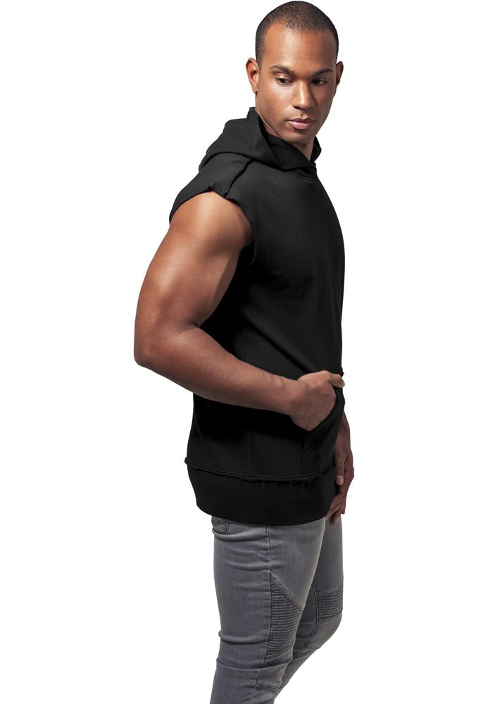 Urban Classics TB1583C - Open Edge Sleeveless Hoodie