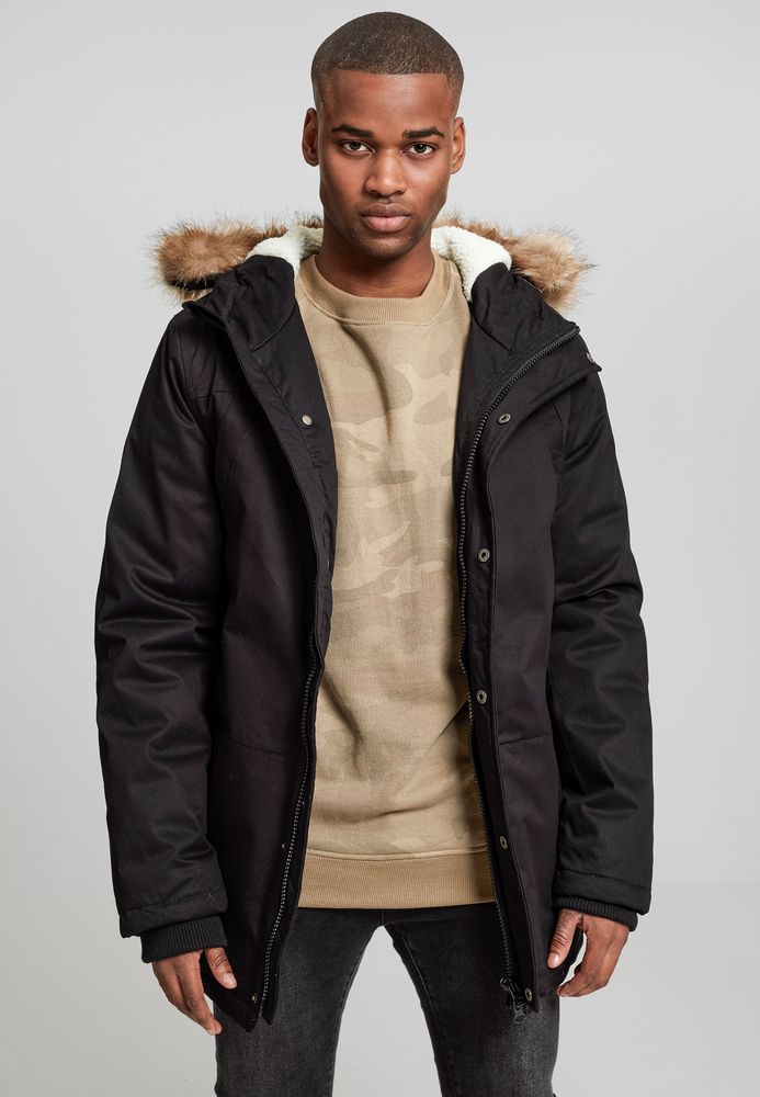 Urban Classics TB1814C - Heavy Cotton Imitation Fur Parka