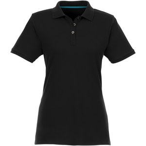 Elevate NXT 37503 - Beryl short sleeve women's GOTS organic recycled polo Solid Black