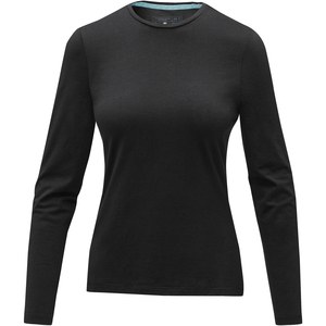 Elevate NXT 38019 - Ponoka long sleeve women's GOTS organic t-shirt Solid Black