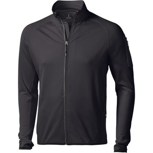 Elevate Life 39480 - Mani men's performance full zip fleece jacket Solid Black