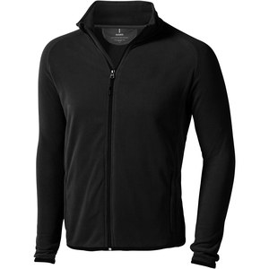 Elevate Life 39482 - Brossard men's full zip fleece jacket Solid Black