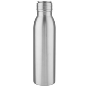 PF Concept 100792 - Harper 700 ml RCS certified stainless steel water bottle with metal loop Silver