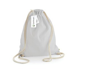 Westford mill WM810 - Organic Gym Bag Light Grey