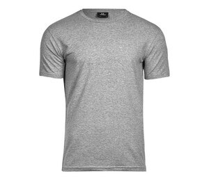 TEE JAYS TJ400 - Slim fitted men’s stretch crew neck tee Heather Grey