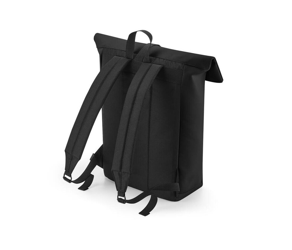 BAG BASE BG335 - MATTE PU ROLL-TOP BACKPACK