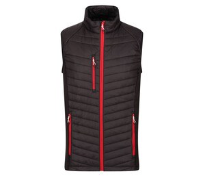 REGATTA RGA894 - Men's bi-material bodywarmer Black / Classic Red