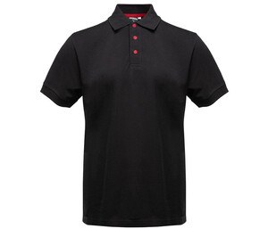 BLACK&MATCH BM100 - Contrasting button poloshirt