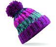 Beechfield BF486 - Corkscrew beanie with pompom