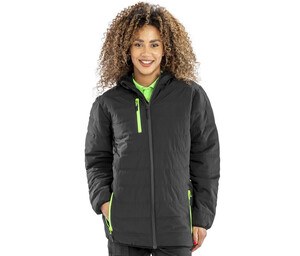 RESULT RS240X - BLACK COMPASS PADDED WINTER JACKET